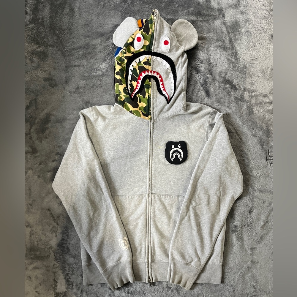 A BATHING APE BAPE X MEDICOM FULL ZIP